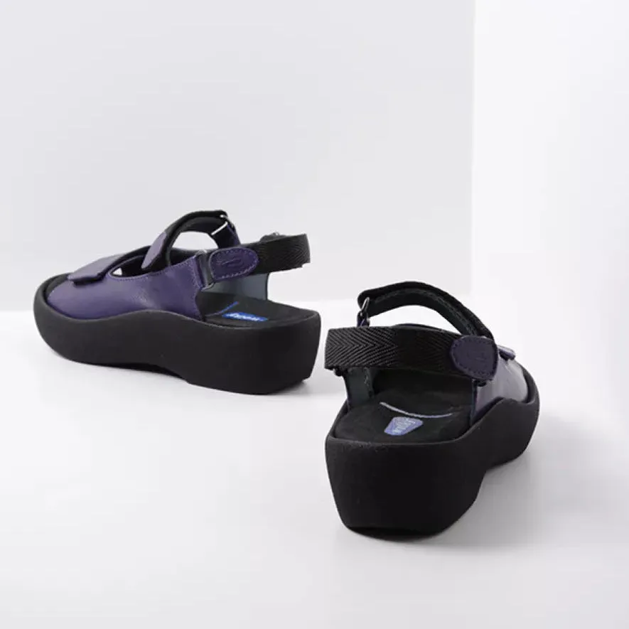 WOLKY JEWEL PURPLE VEGI LEATHER SANDAL