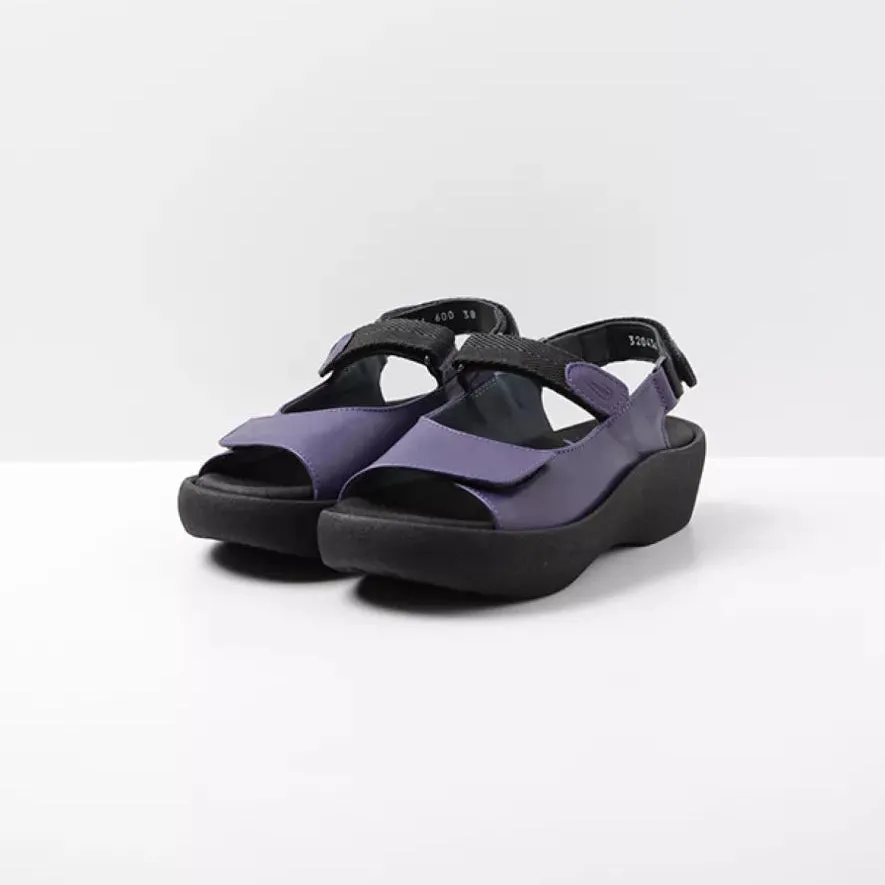 WOLKY JEWEL PURPLE VEGI LEATHER SANDAL