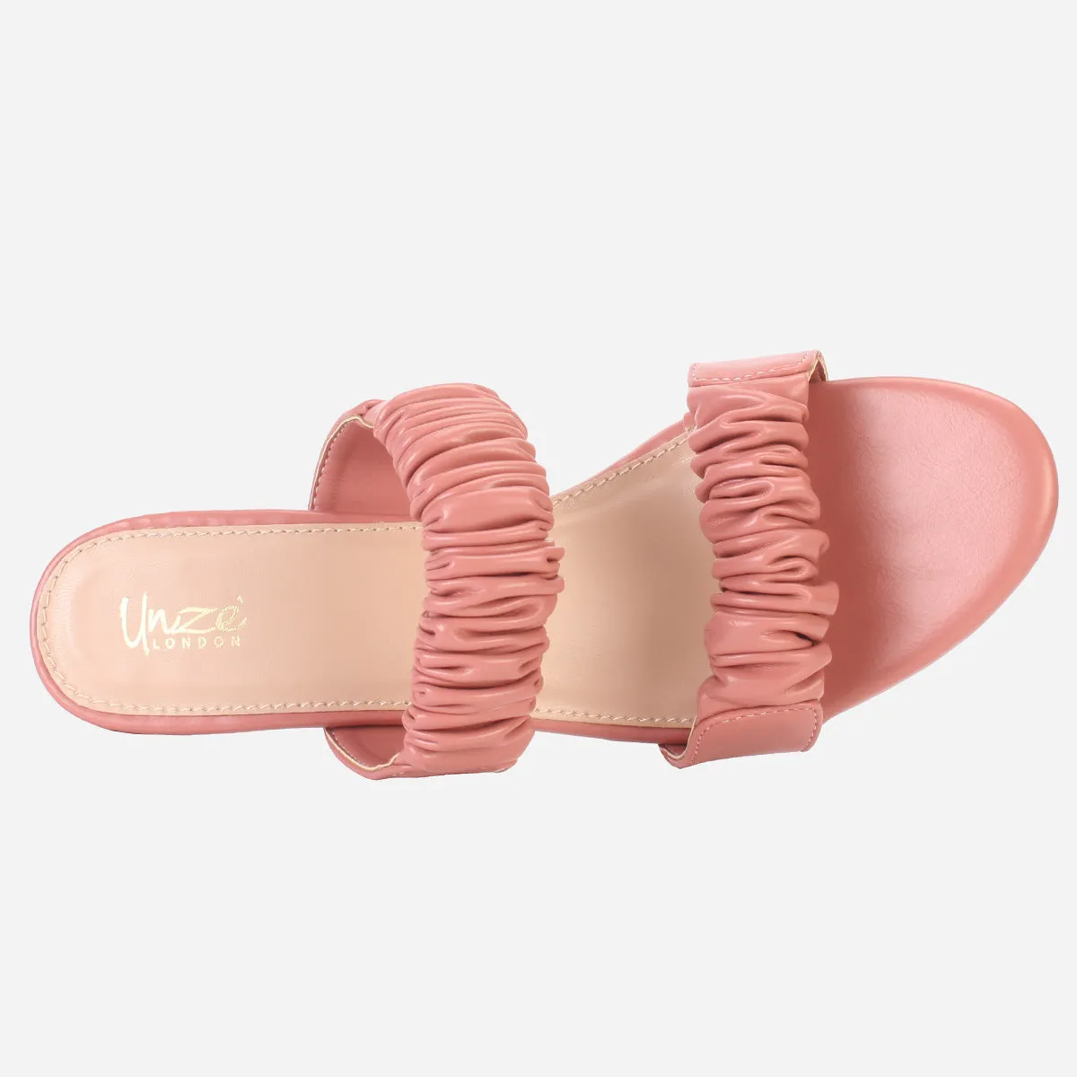Womens "CLAUDIA" Stiletto Heeled Slip on Sandals